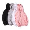 Andongnywell Women's Zipper Long Sleeves Hoodie Drawstring Outwear Casual Solid Color Overcoats with Pockets (Black,Small) view 4