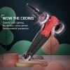 LOL-FUN Scooter for Kids Ages 3-5 Years Old Boy Girl with 3 Wheels, Extra-Wide Children Foldable Kick Scooter Kids Ages 6-12 Toddler with 4 Adjustable Height and Lean-to-Steer - Black view 2