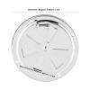 Akozon Boat Vent Cover 4in Round Butterfly Air Vent Gill Plate 304 Stainless Steel Outlet Plate with Side Knob for Marine Boats view 2