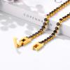 PROSTEEL Womens Crystal Bracelet 3mm Stone Cubic Zirconia Black Tennis Bracelets Women 7.5 Inch view 4