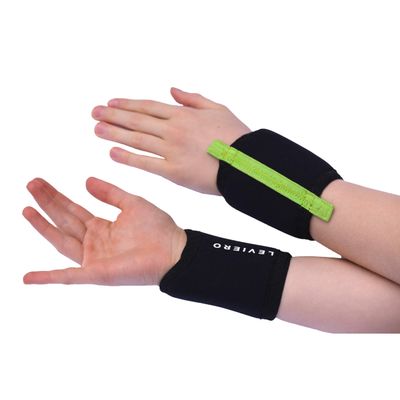 LEVIERO Gymnastics Wristbands for Grips, Wristbands for Gymnastics Grips Girls, Soft Comfortable Neoprene, Sturdy and Non-Slip, Quality Stitching and Easy to Pull on and Off, for All Ages - Medium