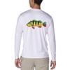 Men's UPF50+ Long Sleeve UV Sun Protection Shirts Quick Dry Outdoor Shirt for Fishing (Rasta Fish, X-Large) view 1