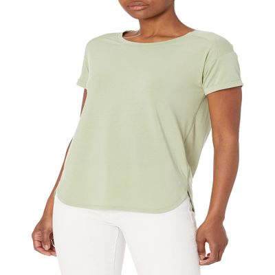 Amazon Essentials Women's Studio Relaxed-Fit Lightweight Crewneck T-Shirt, Light Green, X-Small