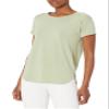 Amazon Essentials Women's Studio Relaxed-Fit Lightweight Crewneck T-Shirt, Light Green, X-Small view 1