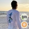 Men's UPF50+ Long Sleeve UV Sun Protection Shirts Quick Dry Outdoor Shirt for Fishing (Mahi Mahi, X-Large) view 4