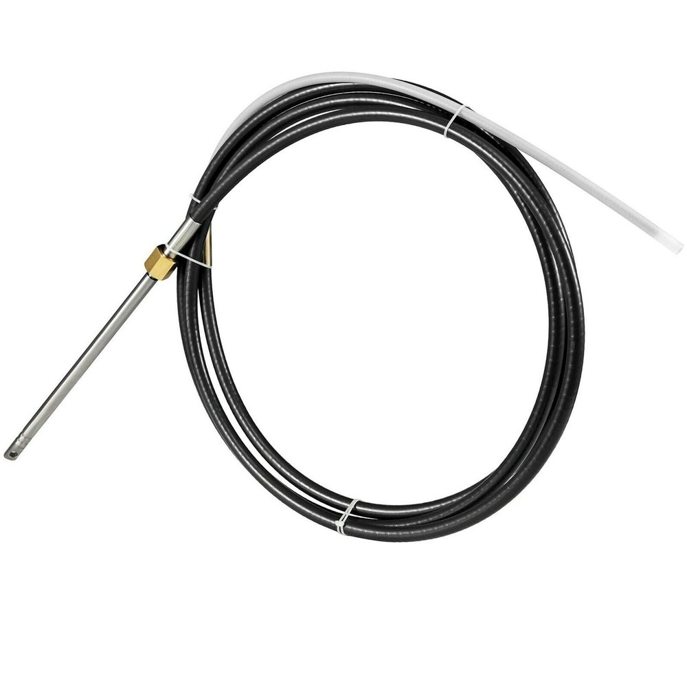 Boat Steering Cable 16 Feet Steering Cable 16' SSC6216 Outboard Rotary Steering Cable System for Most Single Station Boats