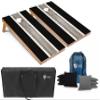 Tailgating Pros Lightweight Striped Cornhole Board Set- Includes 4'x2' Regulation Boards, Bean Bags, and Carrying Cases view 1