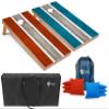 Tailgating Pros Lightweight Striped Cornhole Board Set- Includes 4'x2' Regulation Boards, Bean Bags, and Carrying Cases view 1
