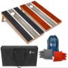 Tailgating Pros Lightweight Striped Cornhole Board Set- Includes 4'x2' Regulation Boards, Bean Bags, and Carrying Cases view 1