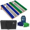 Tailgating Pros Lightweight Striped Cornhole Board Set- Includes 4'x2' Regulation Boards, Bean Bags, and Carrying Cases view 1