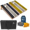 Tailgating Pros Lightweight Striped Cornhole Board Set- Includes 4'x2' Regulation Boards, Bean Bags, and Carrying Cases view 1