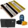 Tailgating Pros Lightweight Striped Cornhole Board Set- Includes 4'x2' Regulation Boards, Bean Bags, and Carrying Cases view 1