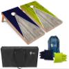 Tailgating Pros Lightweight Pyramid Design Cornhole Board Set w/Bean Bags and Carrying Case - 4'x2' Regulation Cornhole Game view 1