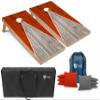 Tailgating Pros Lightweight Pyramid Design Cornhole Board Set w/Bean Bags and Carrying Case - 4'x2' Regulation Cornhole Game view 1