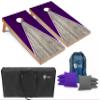 Tailgating Pros Lightweight Pyramid Design Cornhole Board Set w/Bean Bags and Carrying Case - 4'x2' Regulation Cornhole Game view 1