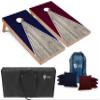 Tailgating Pros Lightweight Pyramid Design Cornhole Board Set w/Bean Bags and Carrying Case - 4'x2' Regulation Cornhole Game view 1