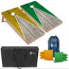 Tailgating Pros Lightweight Pyramid Design Cornhole Board Set w/Bean Bags and Carrying Case - 4'x2' Regulation Cornhole Game view 1