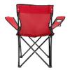 Long & Bright Small Camp Chair Portable Folding Outdoor Metal Pipe Chair for Relaxation Heavy Duty Support 230 LBS (Red) view 4