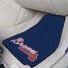 MLB - Atlanta Braves Carpet Car Mat Set - 2 Pieces view 2