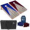 Tailgating Pros Lightweight Pyramid Design Cornhole Board Set w/Bean Bags and Carrying Case - 4'x2' Regulation Cornhole Game view 1