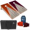 Tailgating Pros Lightweight Pyramid Design Cornhole Board Set w/Bean Bags and Carrying Case - 4'x2' Regulation Cornhole Game view 1