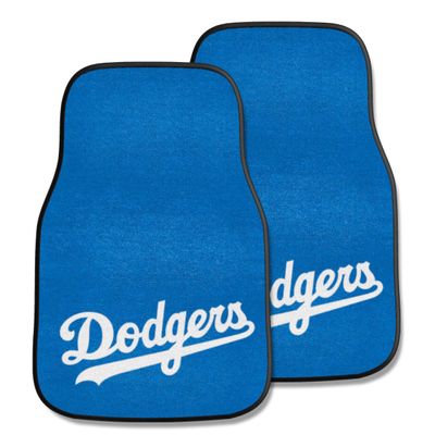 MLB - Los Angeles Dodgers Carpet Car Mat Set - 2 Pieces
