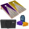 Tailgating Pros Lightweight Pyramid Design Cornhole Board Set w/Bean Bags and Carrying Case - 4'x2' Regulation Cornhole Game view 1