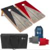 Tailgating Pros Lightweight Pyramid Design Cornhole Board Set w/Bean Bags and Carrying Case - 4'x2' Regulation Cornhole Game view 1