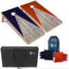 Tailgating Pros Lightweight Pyramid Design Cornhole Board Set w/Bean Bags and Carrying Case - 4'x2' Regulation Cornhole Game view 1