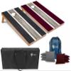 Tailgating Pros Lightweight Striped Cornhole Board Set- Includes 4'x2' Regulation Boards, Bean Bags, and Carrying Cases view 1