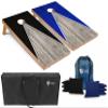 Tailgating Pros Lightweight Pyramid Design Cornhole Board Set w/Bean Bags and Carrying Case - 4'x2' Regulation Cornhole Game view 1