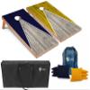 Tailgating Pros Lightweight Pyramid Design Cornhole Board Set w/Bean Bags and Carrying Case - 4'x2' Regulation Cornhole Game view 1