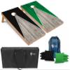 Tailgating Pros Lightweight Pyramid Design Cornhole Board Set w/Bean Bags and Carrying Case - 4'x2' Regulation Cornhole Game view 1