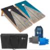 Tailgating Pros Lightweight Pyramid Design Cornhole Board Set w/Bean Bags and Carrying Case - 4'x2' Regulation Cornhole Game view 1
