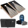 Tailgating Pros Lightweight Pyramid Design Cornhole Board Set w/Bean Bags and Carrying Case - 4'x2' Regulation Cornhole Game view 1