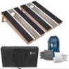 Tailgating Pros Lightweight Striped Cornhole Board Set- Includes 4'x2' Regulation Boards, Bean Bags, and Carrying Cases view 1