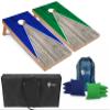Tailgating Pros Lightweight Pyramid Design Cornhole Board Set w/Bean Bags and Carrying Case - 4'x2' Regulation Cornhole Game view 1