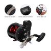 Trolling Reels Equipped Ice Fishing Rod & Reel Combos Aluminum Alloy Drum Wheel Fishing Reel with Line Counter for Sea Fishing view 3