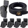 Black Scorpion Gear Competition Rig fits 1911 5'' w/o Rail | 1 Pro HD Belt, 1x Pro Comp Holster (CF), 4X Single Stack Mag Pouches IPSC USPSA Approved (Large (34''-36'')) view 1