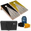 Tailgating Pros Lightweight Pyramid Design Cornhole Board Set w/Bean Bags and Carrying Case - 4'x2' Regulation Cornhole Game view 1