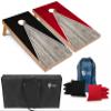 Tailgating Pros Lightweight Pyramid Design Cornhole Board Set w/Bean Bags and Carrying Case - 4'x2' Regulation Cornhole Game view 1