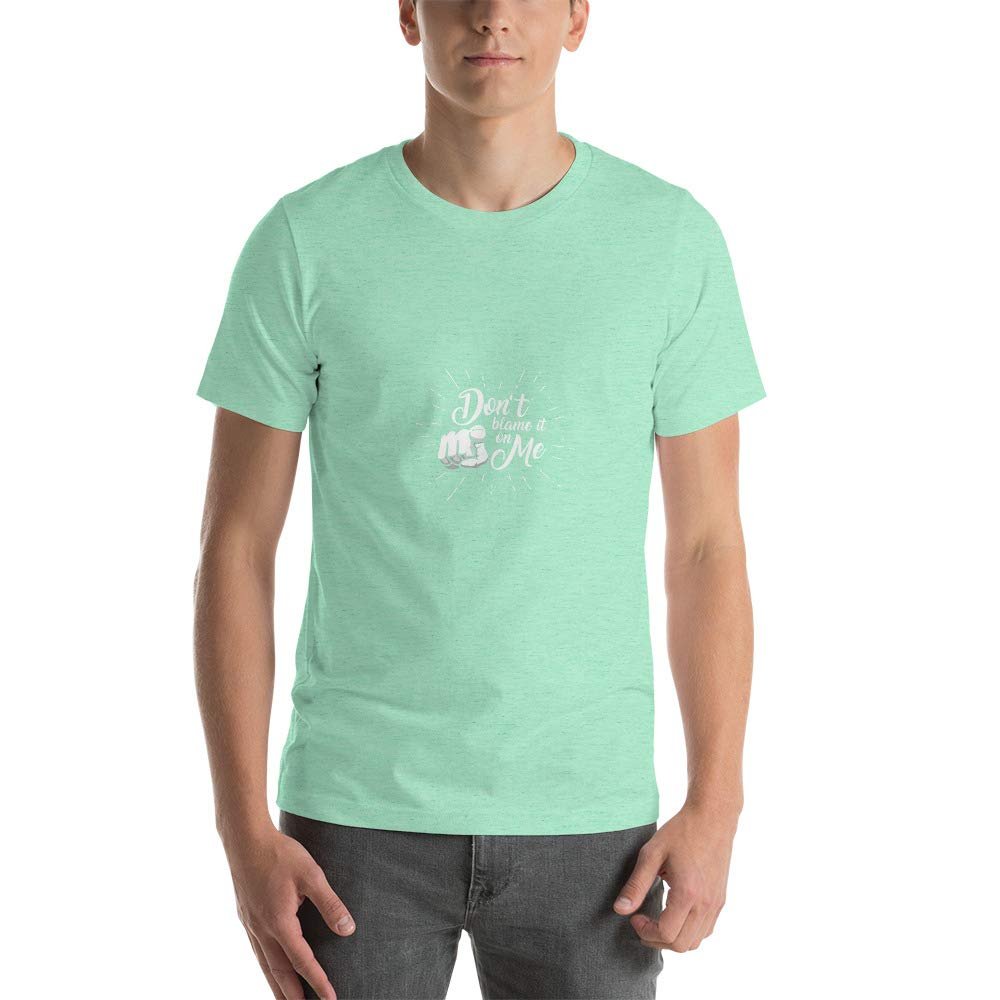 Clap Tees Short-Sleeve Unisex T-Shirt Blame 182259 Heather Mint