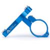 Blue Anodized Bike Seat Post Mount - Universal Bottle Holder - MTB & Road Bike Adapter - Kids & Beach Cruiser Compatible view 1