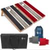 Tailgating Pros Lightweight Striped Cornhole Board Set- Includes 4'x2' Regulation Boards, Bean Bags, and Carrying Cases view 1