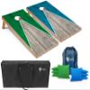 Tailgating Pros Lightweight Pyramid Design Cornhole Board Set w/Bean Bags and Carrying Case - 4'x2' Regulation Cornhole Game view 1