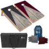 Tailgating Pros Lightweight Pyramid Design Cornhole Board Set w/Bean Bags and Carrying Case - 4'x2' Regulation Cornhole Game view 1