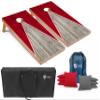 Tailgating Pros Lightweight Pyramid Design Cornhole Board Set w/Bean Bags and Carrying Case - 4'x2' Regulation Cornhole Game view 1