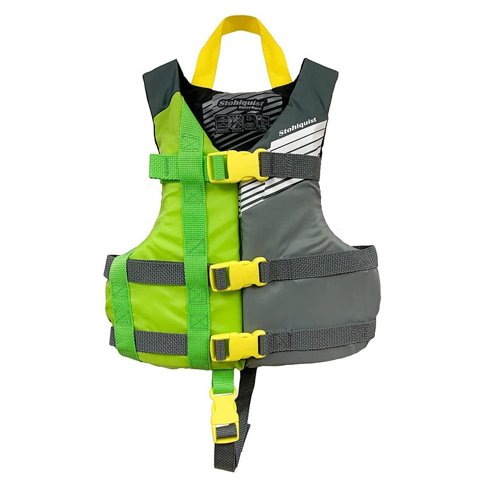 Stohlquist Kids Life Jacket for 30-50 lbs Children - Coast Guard Approved Life Vest - Type III PFD for Boys and Girls - Secure & Adjustable Fit for Swimming, Boating & Water Sports
