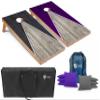 Tailgating Pros Lightweight Pyramid Design Cornhole Board Set w/Bean Bags and Carrying Case - 4'x2' Regulation Cornhole Game view 1