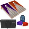 Tailgating Pros Lightweight Pyramid Design Cornhole Board Set w/Bean Bags and Carrying Case - 4'x2' Regulation Cornhole Game view 1